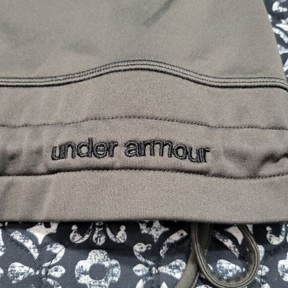 Under Armour Gray Scoop Neck Tie Waist Cozy Casual Athleisure Hooded Sweatshirt - Picture 7 of 9